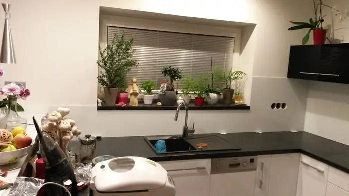 Skleněný obklad do kuchyně na míru